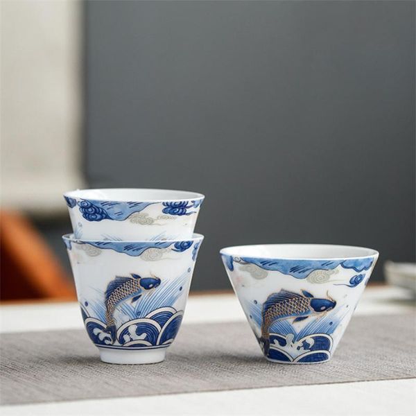 cups & saucers ceramic auspicious dragon fish small teacup creative household master cup handmade porcelain retro tea bowl drinkware
cups & saucers ceramic auspicious dragon fish small teacup creative household master cup handmade porcelain retro tea bowl drinkware
