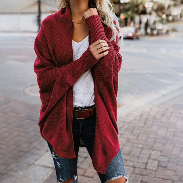 women's sweaters fashion batwing sleeve loose solid color ladies sweater nice women cardigan autumn knitted jacket coat outerwear 7q217, White;black
women's sweaters fashion batwing sleeve loose solid color ladies sweater nice women cardigan autumn knitted jacket coat outerwear 7q217, White;black