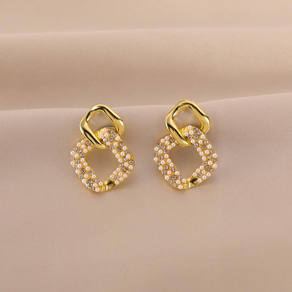 dangle & chandelier baojieer korean wind geometry shape metal stud imitation pearl personality retro fashion earrings for women, Silver
dangle & chandelier baojieer korean wind geometry shape metal stud imitation pearl personality retro fashion earrings for women, Silver