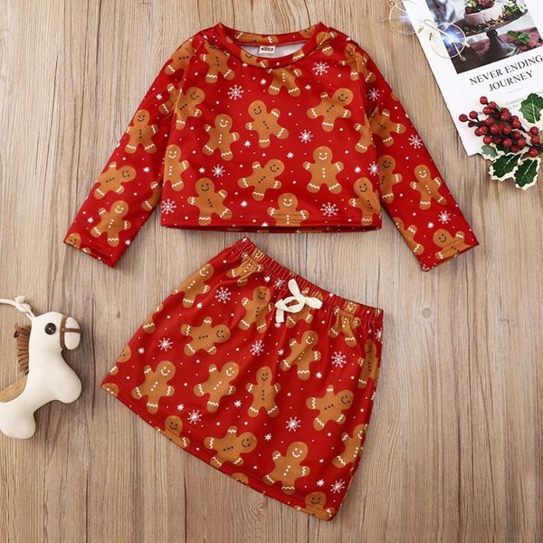 clothing sets autumn 2pcs toddlers baby girls christmas outfits children's long sleeve cartoon print pullovers mini skirt set, White 
clothing sets autumn 2pcs toddlers baby girls christmas outfits children's long sleeve cartoon print pullovers mini skirt set, White