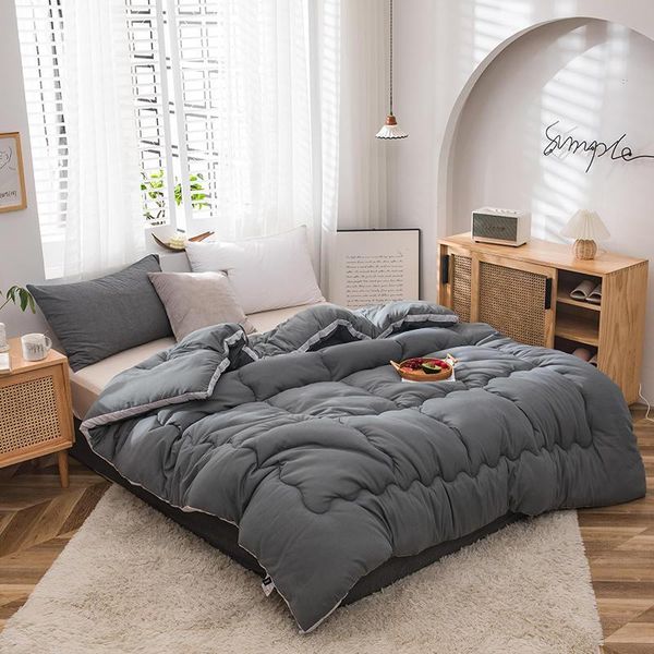 soft and comfortable three-dimensional winter quilt quilted stitching design warm bed for sleep comforters & sets 
soft and comfortable three-dimensional winter quilt quilted stitching design warm bed for sleep comforters & sets