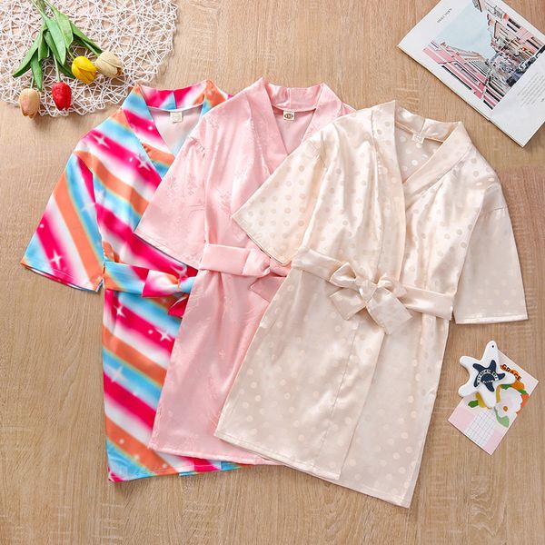 kid for girl pajamas clothing shower bath robe cartoon baby sleepwear rainbow flower dot print summer clothe suit wear outfit boutique long, Blue;red
kid for girl pajamas clothing shower bath robe cartoon baby sleepwear rainbow flower dot print summer clothe suit wear outfit boutique long, Blue;red