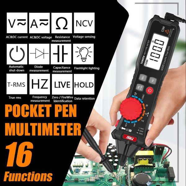 multimeters digital multimeter true rms 6000 counts display pocket pen high precision smart automatic range
multimeters digital multimeter true rms 6000 counts display pocket pen high precision smart automatic range