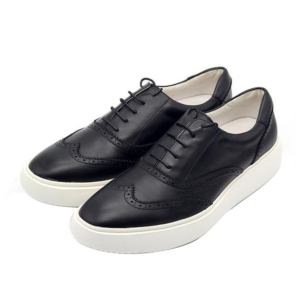 dress shoes fashion brogue winter round toe oxford carved men genuine leather handmade high lace up board, Black
dress shoes fashion brogue winter round toe oxford carved men genuine leather handmade high lace up board, Black