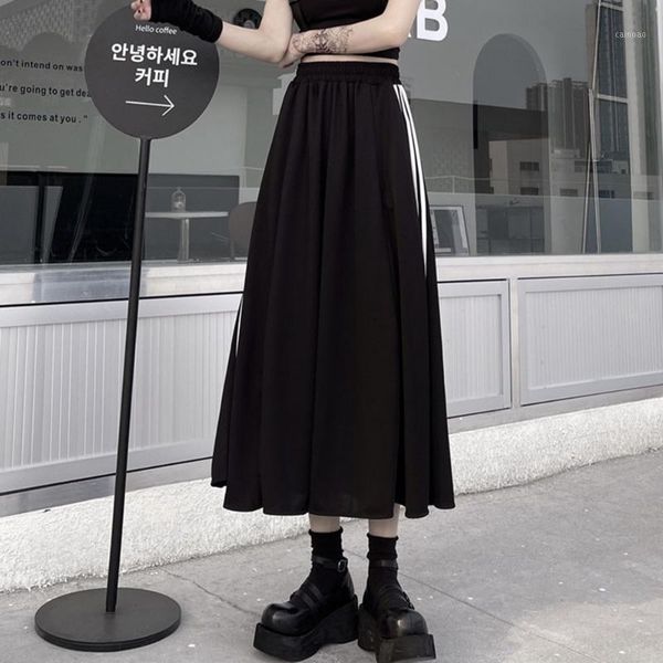 skirts retro skirt hipster fashion high waist solid color splicing zipper pocket loose casual designer thin, Black
skirts retro skirt hipster fashion high waist solid color splicing zipper pocket loose casual designer thin, Black