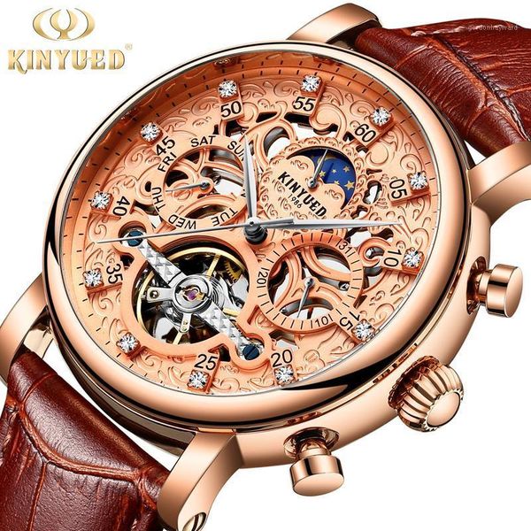 wristwatches kinyued luxury tourbillon skeleton wrist watch men automatic mechanical watches rose gold calendar male clock reloj hombre, Slivery;brown
wristwatches kinyued luxury tourbillon skeleton wrist watch men automatic mechanical watches rose gold calendar male clock reloj hombre, Slivery;brown