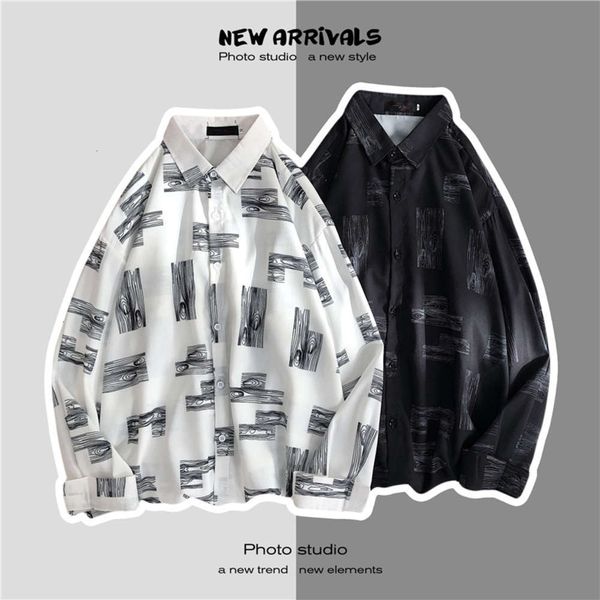 men's casual shirts shirtspring coat, long sleeve, slim fit, youth fashion dress, printed casual inch shirt, men's wear ahbk, White;black
men's casual shirts shirtspring coat, long sleeve, slim fit, youth fashion dress, printed casual inch shirt, men's wear ahbk, White;black