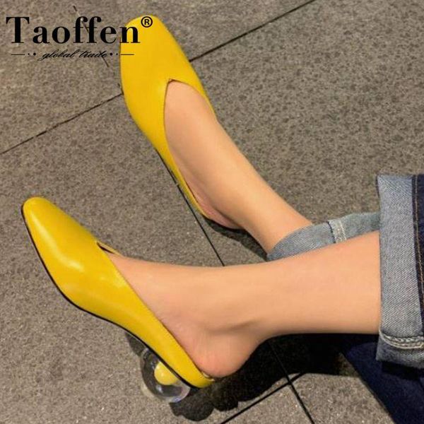 dress shoes taoffen genuine leather sandals women summer square toe strange heels transparent round ball heel size 34-40, Black
dress shoes taoffen genuine leather sandals women summer square toe strange heels transparent round ball heel size 34-40, Black