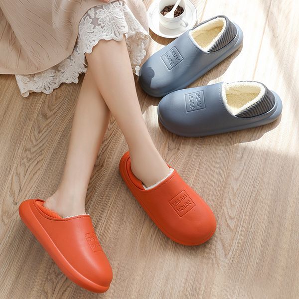 luxury slippers waterproof in autumn winter women's indoor bag heel moon sho warm and non slip lovers' home men's cotton slip, Black
luxury slippers waterproof in autumn winter women's indoor bag heel moon sho warm and non slip lovers' home men's cotton slip, Black
