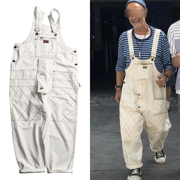 men's pants safari style multi-pocket overalls men's baggy bib trousers work cargo street style casual overall men, Black
men's pants safari style multi-pocket overalls men's baggy bib trousers work cargo street style casual overall men, Black