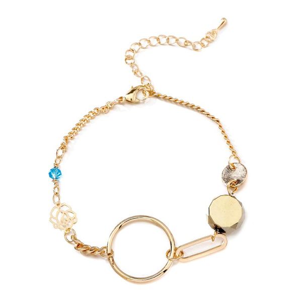 charm bracelets vintage hollow lotus flower bracelet for women pin circle & bangle 2021 pulseras mujer geometric jewelry female, Golden;silver
charm bracelets vintage hollow lotus flower bracelet for women pin circle & bangle 2021 pulseras mujer geometric jewelry female, Golden;silver