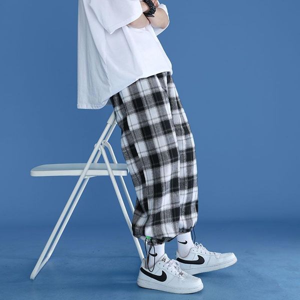 men's pants hip hop black plaid men joggers 2021 fashion loose comfortable harem korean style plus size streetwear trousers
men's pants hip hop black plaid men joggers 2021 fashion loose comfortable harem korean style plus size streetwear trousers