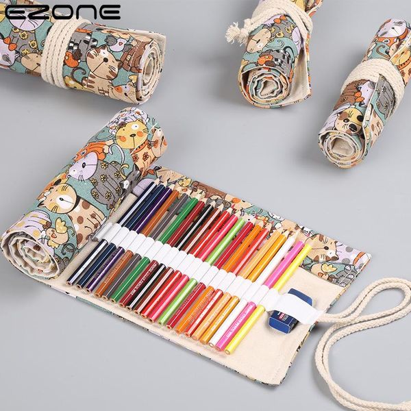 pencil bags ezone 12/24 holes case creative canvas pen curtain beauty student supplies birthday gift large capacity soft cotton
pencil bags ezone 12/24 holes case creative canvas pen curtain beauty student supplies birthday gift large capacity soft cotton