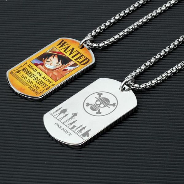 pendant necklaces customize two sides one piece luffy nami zoro wanted necklace titanium steel colorful printed dog tag, Silver
pendant necklaces customize two sides one piece luffy nami zoro wanted necklace titanium steel colorful printed dog tag, Silver