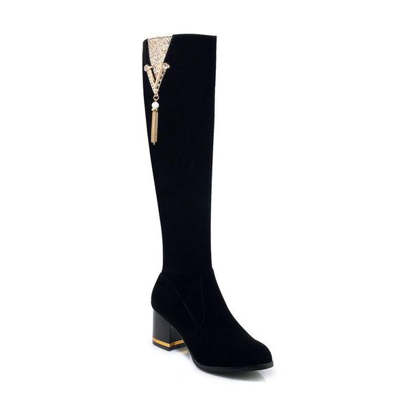 boots 2021 brand fashion women solid black comfortable flock knee high keep warm winter ladies shoes size 41 42 43
boots 2021 brand fashion women solid black comfortable flock knee high keep warm winter ladies shoes size 41 42 43