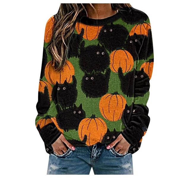 selling 2021 sweatshirts women's halloween print long-sleeved sweatshirt casual blouse winter pullover fast delivery #lr4, Black
selling 2021 sweatshirts women's halloween print long-sleeved sweatshirt casual blouse winter pullover fast delivery #lr4, Black