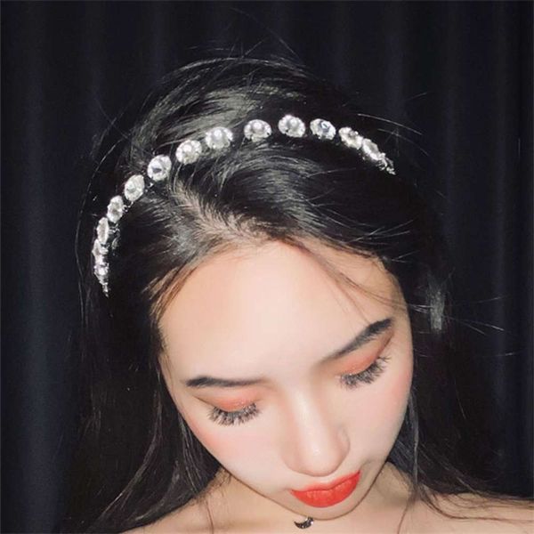 fashion style super flash diamond hairband simple temperament rhinestone hair accessories celebrity headdress sweet hairpin, Silver
fashion style super flash diamond hairband simple temperament rhinestone hair accessories celebrity headdress sweet hairpin, Silver
