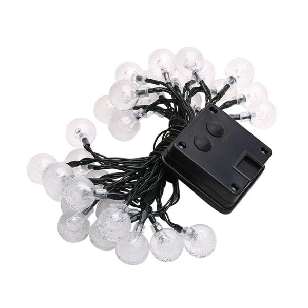 solar lamps 20 led 4.8m crystal ball powered outdoor fairy string lights for garden patio fence christmas wedding party(whtie)
solar lamps 20 led 4.8m crystal ball powered outdoor fairy string lights for garden patio fence christmas wedding party(whtie)