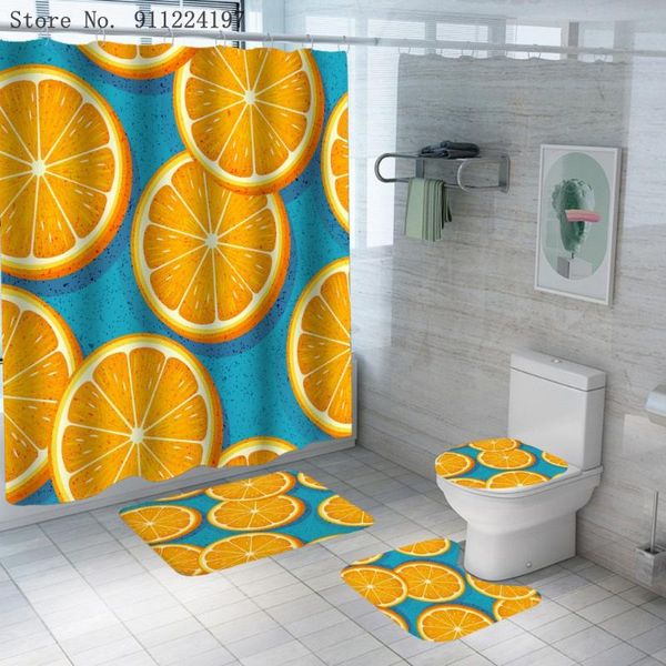 shower curtains summer fruit print 4 piece curtain orange lime watermelon bath non-slip carpet toilet cover bathroom decor set
shower curtains summer fruit print 4 piece curtain orange lime watermelon bath non-slip carpet toilet cover bathroom decor set