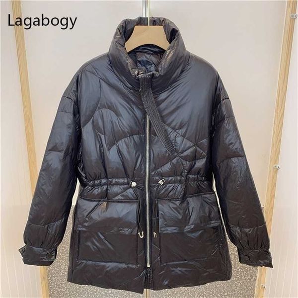 lagabogy winter coat women 90%white duck down parka female lightweight batwing long sleeve puffer jacket loose warm outwear 211028, Black
lagabogy winter coat women 90%white duck down parka female lightweight batwing long sleeve puffer jacket loose warm outwear 211028, Black