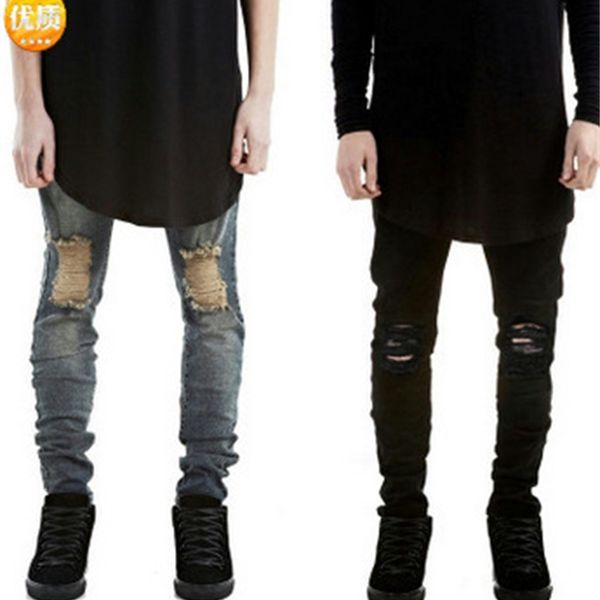 men's jeans fashion torn denim pant s thin stretched worn fitting with pencil s men's clothes, Blue
men's jeans fashion torn denim pant s thin stretched worn fitting with pencil s men's clothes, Blue