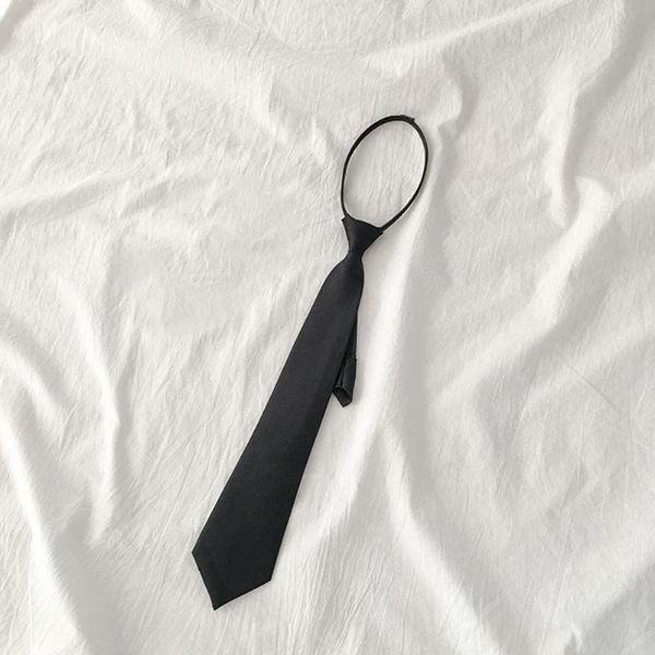 bow ties retro solid color silky narrow neck tie slim smooth necktie simple all-match trendy college style for daily wear, Black;gray
bow ties retro solid color silky narrow neck tie slim smooth necktie simple all-match trendy college style for daily wear, Black;gray