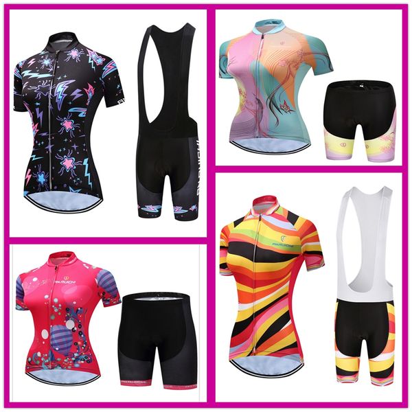 woman cycling short sleeve jersey bib shorts suit 2021 summer team bike uniform polyester anti bacterial breathable quick dry anti uv, Black;blue
woman cycling short sleeve jersey bib shorts suit 2021 summer team bike uniform polyester anti bacterial breathable quick dry anti uv, Black;blue