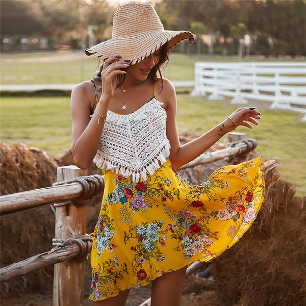 dresses spring short print casual hollow out tassel high waist for women summer mini cwvg, Black;gray
dresses spring short print casual hollow out tassel high waist for women summer mini cwvg, Black;gray