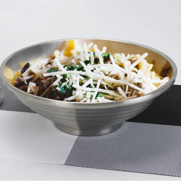 bowls stainless steel ramen noodle soup pasta bowl, double wall insulated salad fruit vegetable serving kids bowl
bowls stainless steel ramen noodle soup pasta bowl, double wall insulated salad fruit vegetable serving kids bowl