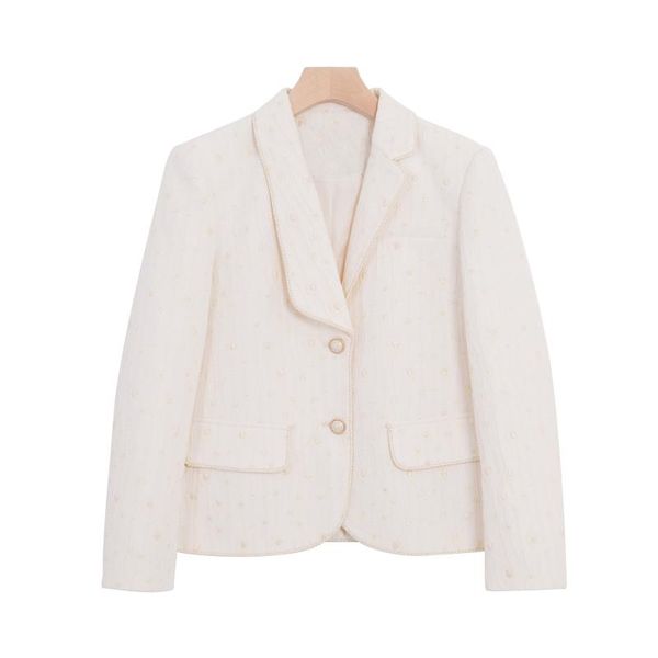 women's suits & blazers beige korean style suit jacket 2021 spring casual short small coat, White;black
women's suits & blazers beige korean style suit jacket 2021 spring casual short small coat, White;black