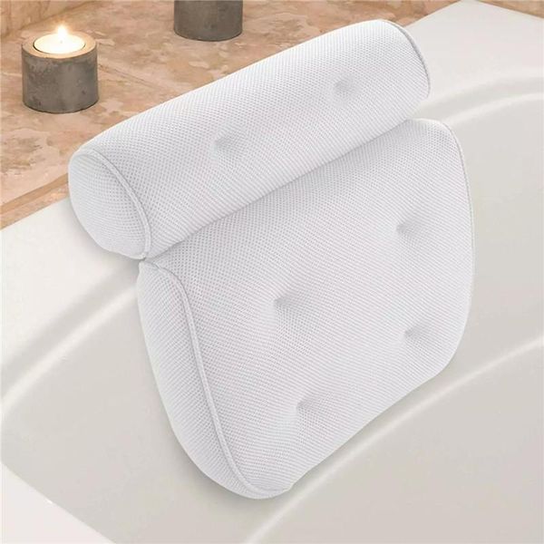 other bath & toilet supplies 3d cushioned tub non-slip pillow spa bathtub mesh head rest with suction cups neck back bathroom cushion supply
other bath & toilet supplies 3d cushioned tub non-slip pillow spa bathtub mesh head rest with suction cups neck back bathroom cushion supply