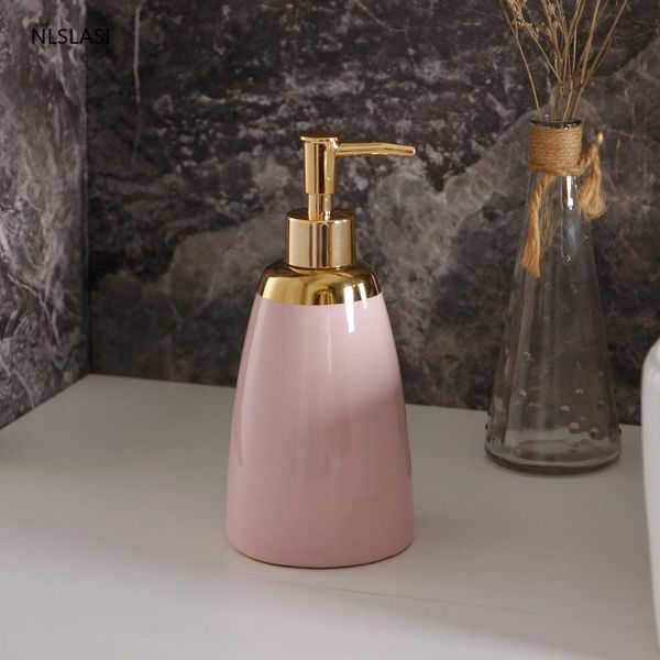 european pink ceramics lotion bottle liquid soap dispenser home hand sanitizer shampoo bathroom accessories 500ml
european pink ceramics lotion bottle liquid soap dispenser home hand sanitizer shampoo bathroom accessories 500ml
