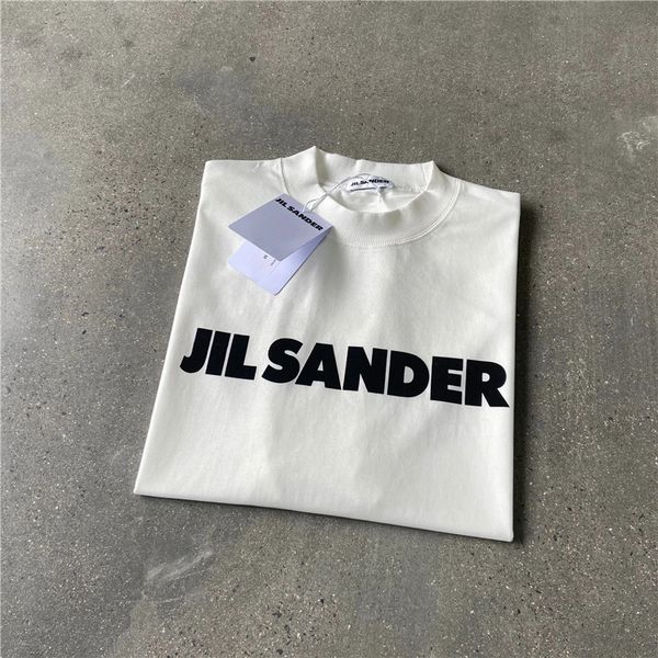 fashion designers jil sander new korean fashion brand simple letter printed tshirt for men and women with wide casual short sleeves clothes, White;black
fashion designers jil sander new korean fashion brand simple letter printed tshirt for men and women with wide casual short sleeves clothes, White;black