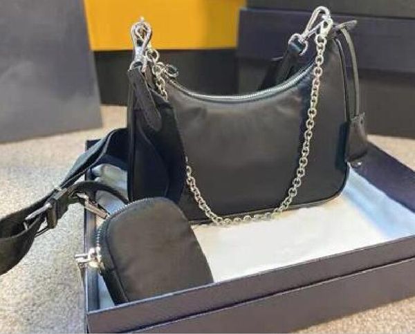 three piece women single shoulder bag the most multi pocket accessory nylon leather messenger cross body women's handbag
three piece women single shoulder bag the most multi pocket accessory nylon leather messenger cross body women's handbag
