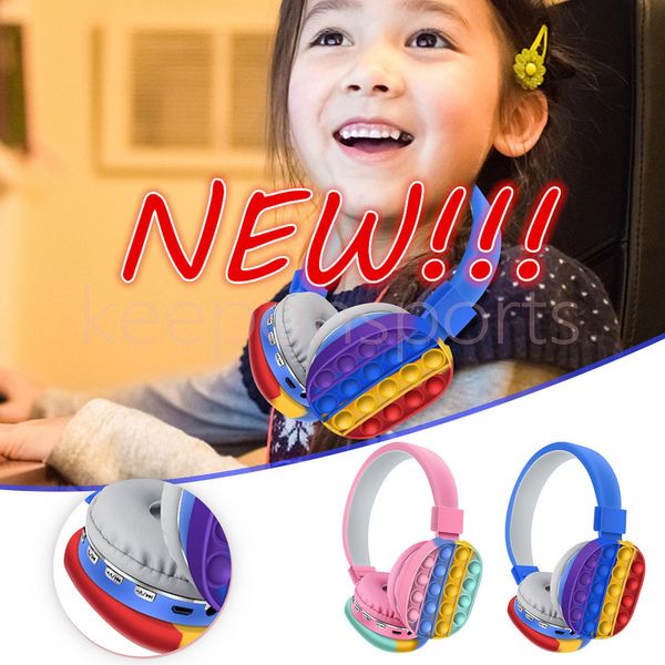 new push bubble head-mounted fidget toys cute rainbow bluetooth stereo headset sensory toy simple dimple antistress wholesale 825 
new push bubble head-mounted fidget toys cute rainbow bluetooth stereo headset sensory toy simple dimple antistress wholesale 825