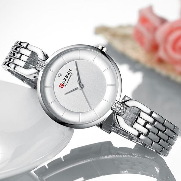 wristwatches curren quartz women luxury rhinestone clock woman gift charming ladies stainless steel bracelet wristwatch montre femme, Slivery;brown
wristwatches curren quartz women luxury rhinestone clock woman gift charming ladies stainless steel bracelet wristwatch montre femme, Slivery;brown
