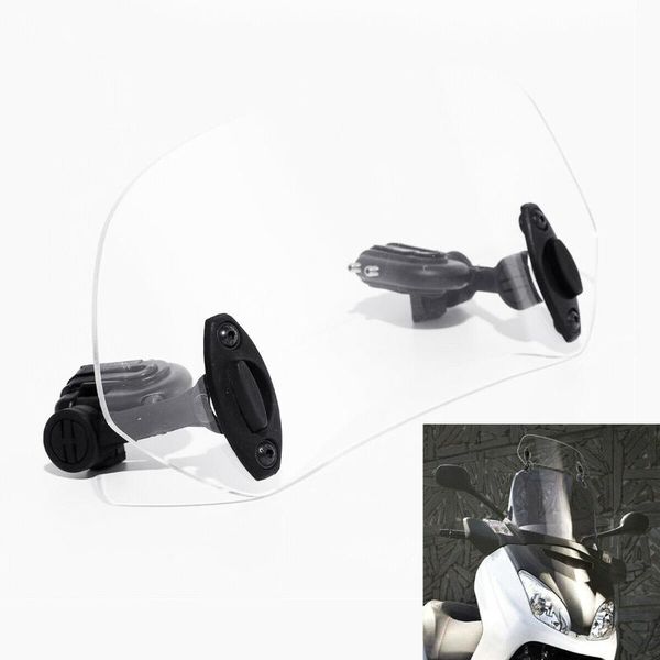 motorcycle windshield adjustable universal big extension screen w/ clip spoiler wind deflector clear/smoke
motorcycle windshield adjustable universal big extension screen w/ clip spoiler wind deflector clear/smoke