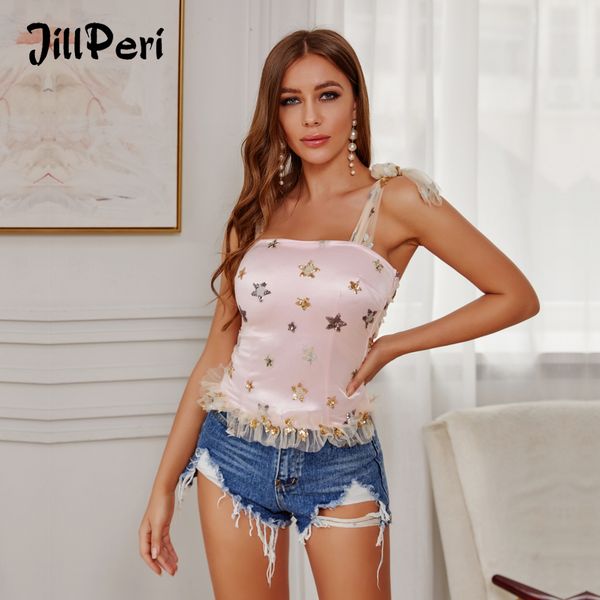 jillperi sweet pink bow tie shoulder sleeveless mini fashion stars sequin flare summer camis tank casual outfit crop top, Black;white
jillperi sweet pink bow tie shoulder sleeveless mini fashion stars sequin flare summer camis tank casual outfit crop top, Black;white