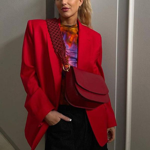 women's suits & blazers conkor fashion solid casual notched women elegant single button jackets wide shoulder loose ladies, White;black
women's suits & blazers conkor fashion solid casual notched women elegant single button jackets wide shoulder loose ladies, White;black
