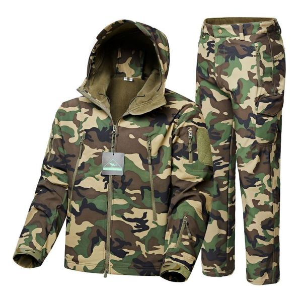 men's tracksuits tactical jackets and pants men fleece jacket army windproof camo hunting suit windbreakers military hiking soft shell, Gray
men's tracksuits tactical jackets and pants men fleece jacket army windproof camo hunting suit windbreakers military hiking soft shell, Gray