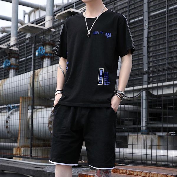 men's tracksuits round neck t-shirt set man 2021 summer korean edition sports casual suit fashion short-sleeved, Gray
men's tracksuits round neck t-shirt set man 2021 summer korean edition sports casual suit fashion short-sleeved, Gray