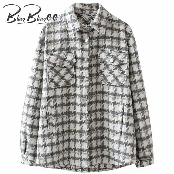 women's jackets blingblingee thick checked shirt autumn winter drop shoulder high low hem patch pockets women casual loose plaid jacket, Black;brown
women's jackets blingblingee thick checked shirt autumn winter drop shoulder high low hem patch pockets women casual loose plaid jacket, Black;brown
