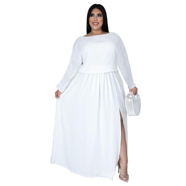 plus size tracksuits casual fall clothes 2021 autumn winter large swing slit skirt suit loose fashion dress soild 2 piece sets long sleeve, Black
plus size tracksuits casual fall clothes 2021 autumn winter large swing slit skirt suit loose fashion dress soild 2 piece sets long sleeve, Black