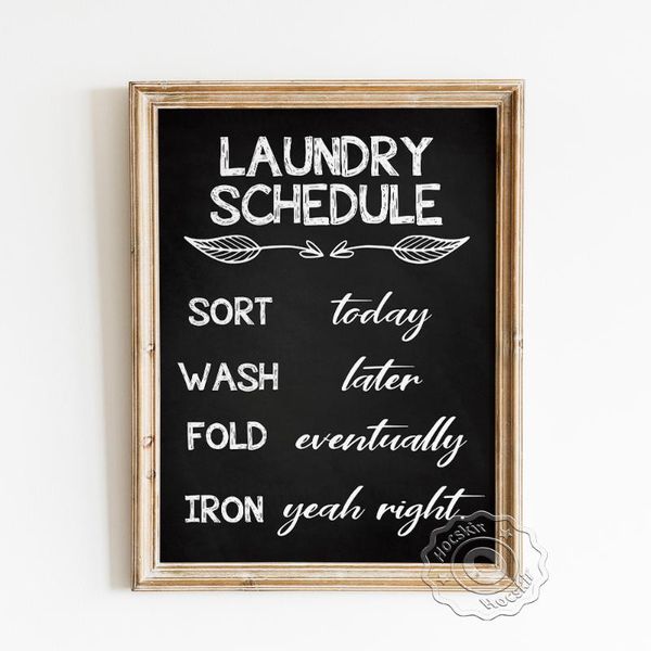 paintings funny laundry schedule slogan poster, shop rules signs wall picture, black white minimalism housewarming gift home decor
paintings funny laundry schedule slogan poster, shop rules signs wall picture, black white minimalism housewarming gift home decor