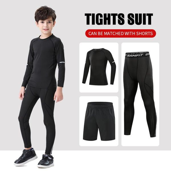 running sets kids winter warm fleece underwear chlid outdoor sport compression tights suit jogging long sleeve velour for boy, Black;blue
running sets kids winter warm fleece underwear chlid outdoor sport compression tights suit jogging long sleeve velour for boy, Black;blue