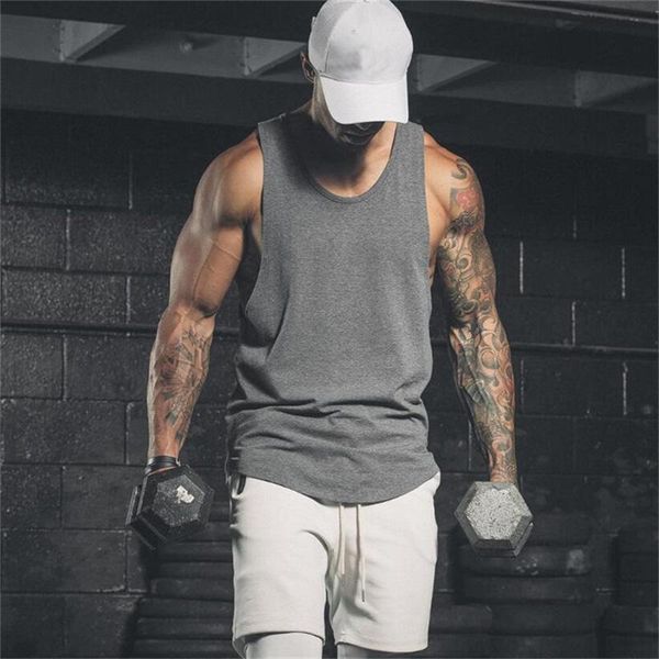 men' tank muscleguys brand clothing bodybuilding singlets fitness mens workout vest gym sleeveless shirt sportswear undershirt, White;black 
men' tank muscleguys brand clothing bodybuilding singlets fitness mens workout vest gym sleeveless shirt sportswear undershirt, White;black
