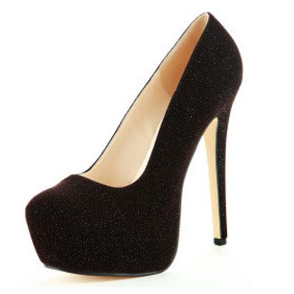 dress shoes minan ser pumps women's 16cm heel 5cm platform inside waterproof spike stiletto wedding ., Black
dress shoes minan ser pumps women's 16cm heel 5cm platform inside waterproof spike stiletto wedding ., Black