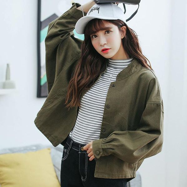 women's jackets ftlzz autumn winter women denim jacket coat casual loose batwing sleeve outwear sweet button solid, Black;brown
women's jackets ftlzz autumn winter women denim jacket coat casual loose batwing sleeve outwear sweet button solid, Black;brown