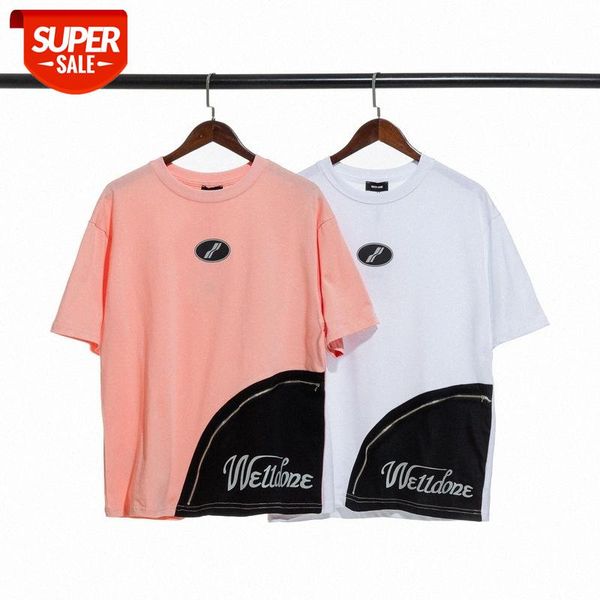 we11done wf early spring offset printing letter oversized round neck short sleeve t-shirt #hp1m, White;black
we11done wf early spring offset printing letter oversized round neck short sleeve t-shirt #hp1m, White;black