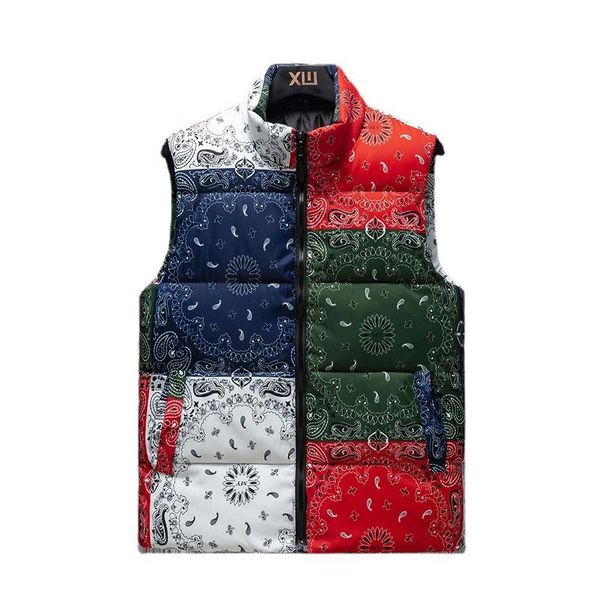 men's vests japan style trend padding vest male 2021 winter chic casual hip hop loose plus size stand all-match men thicken fashion, Black;white
men's vests japan style trend padding vest male 2021 winter chic casual hip hop loose plus size stand all-match men thicken fashion, Black;white